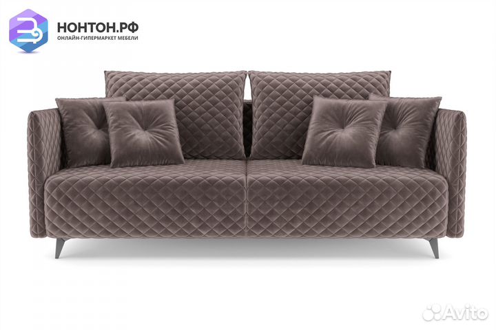 Диван тик-так Вашингтон светло-коричневый