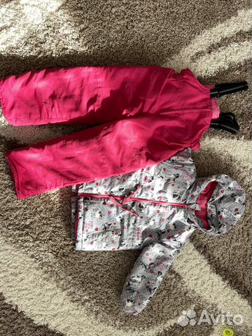 Костюм детский шапка варежки