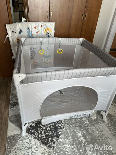 Манеж Babyton Circus Grey