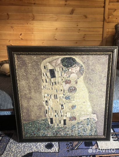 Картина Поцелуй климт