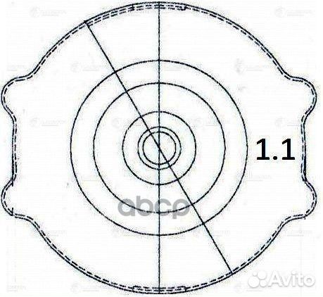 LL 0301 крышка радиатора Dodge Caravan/Stratus