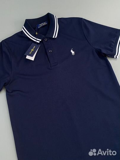 Поло Polo ralph lauren синее