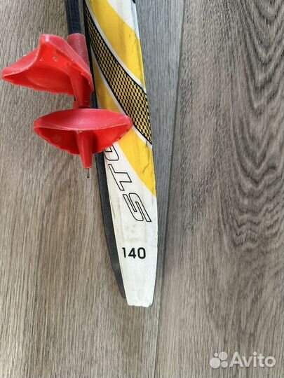 Лыжи беговые детские 140 с ботинками