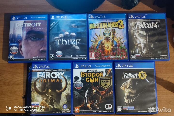 Игры для приставок PS4