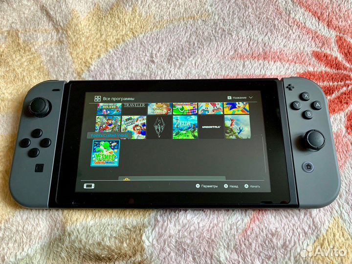 Прошитый Switch v2,550gb,больше 50 игр