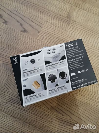 Геймпад беспроводной MSI force GC30 v2 (новый)