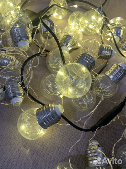 Гирлянда светодиодная ретро