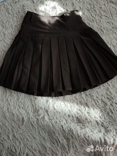 Джинсы и юбочка плиссе