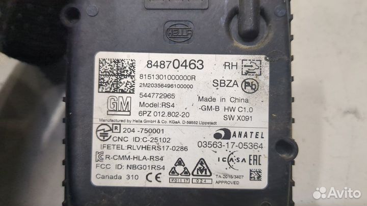 Датчик слепых зон Buick Envision 2020, 2021