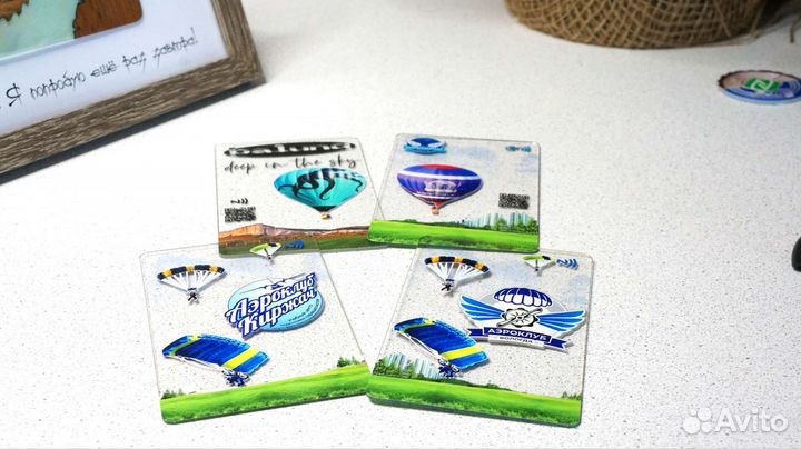 Умная NFC визитка (прозрачная)