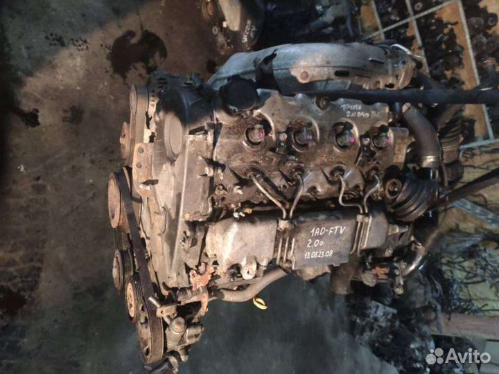 Двигатель Toyota Avensis 1 (1997 - 2003) 2.0 1cdft