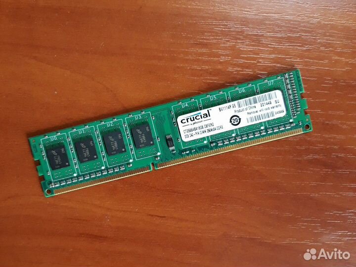 Оперативная память Kingston, Cruzial DDR2, DDR3