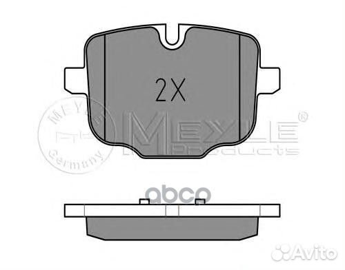 Тормозные колодки дисковые BMW 5(F10/G30) /6(F12