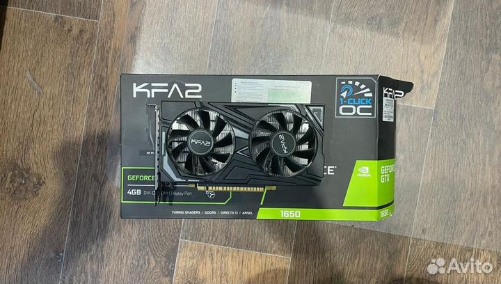 Видеокарта gtx 1650 4gb KFA2