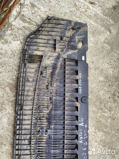 Пыльник переднего бампера Audi A6 C7