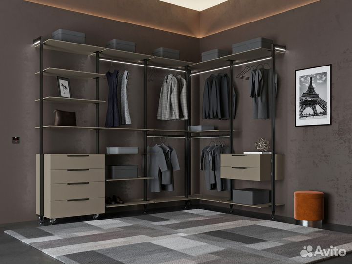 Шкафы купе, створчатые шкафы, гардеробные