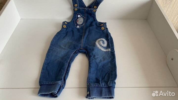 Джинсовый комбинезон детский Mothercare 80