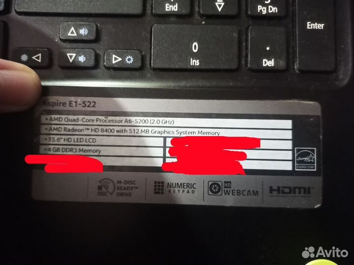 Запчасти от ноутбука Acer