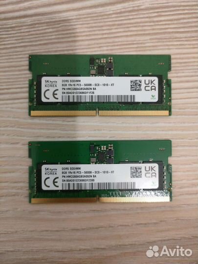 DDR5 для ноутбука 16Gb