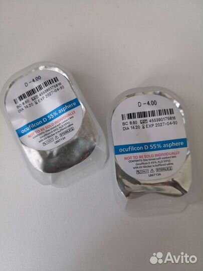 Линзы контактные Biomedics 55 Evolution asphere