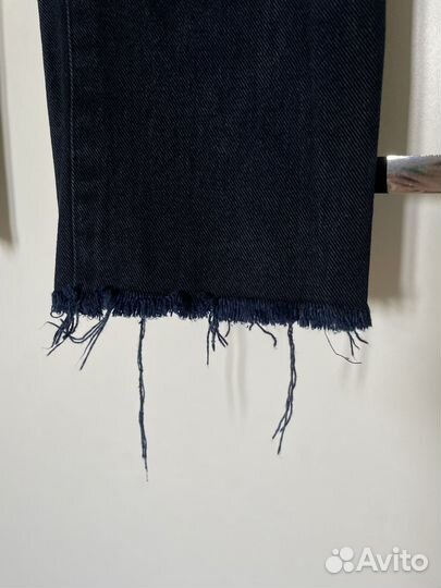 Джинсы женские прямые 46 синие