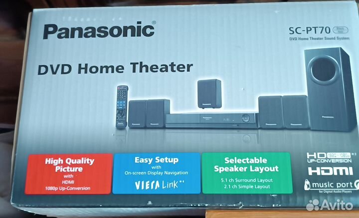 Домашний кинотеатр panasonic