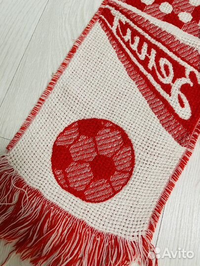 Шарф раритетный Зенит красно-белый