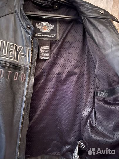 Harley davidson Куртка мужская кожаная
