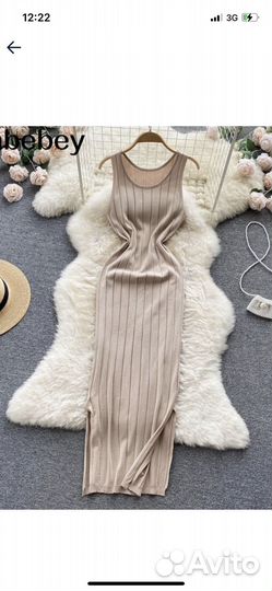 Трикотажное платье