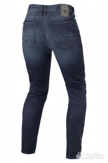 Motorradjeans Rev'It Carlin SK Dunkelblau blau