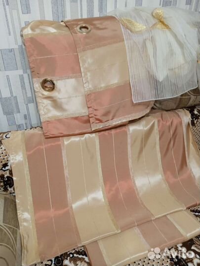 Тюль на кухню и портьеры