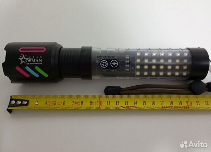 Самый мощный 20000Лм ручной фонарь/налобный 2в1