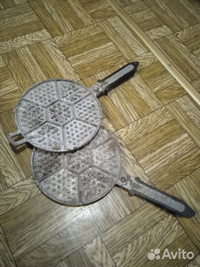 Вафельница СССР для плиты
