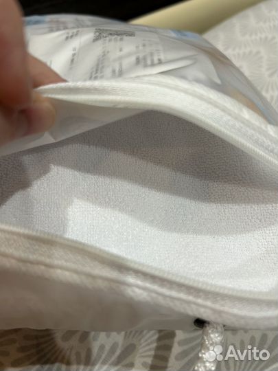 Наматрасник на резинке для круглого матраса 75см