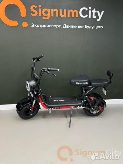 Электроскутер White Siberia Mini R 3.0