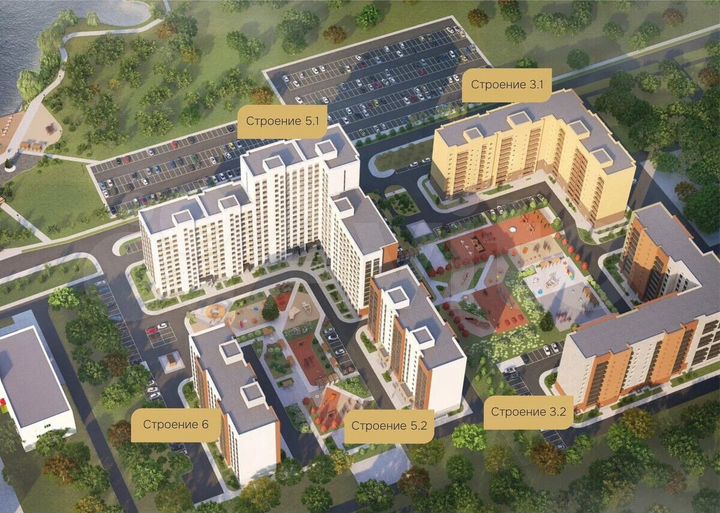 3-к. квартира, 68,4 м², 2/17 эт.