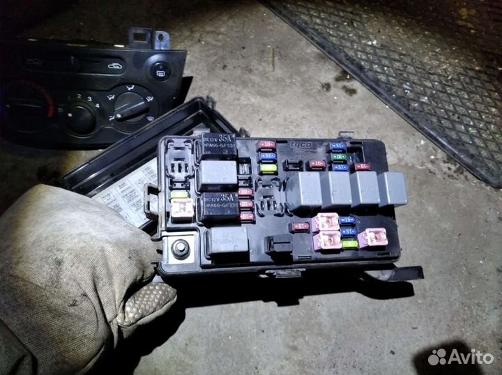 Блок управления печкой шевроле спарк