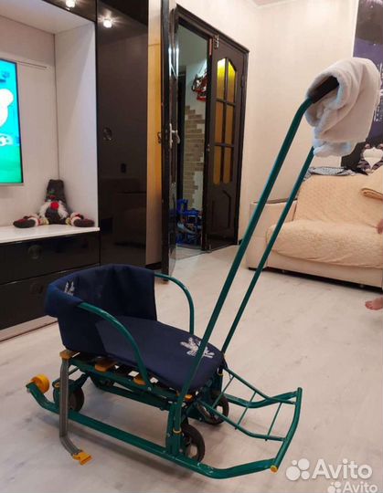 Санки с колесами