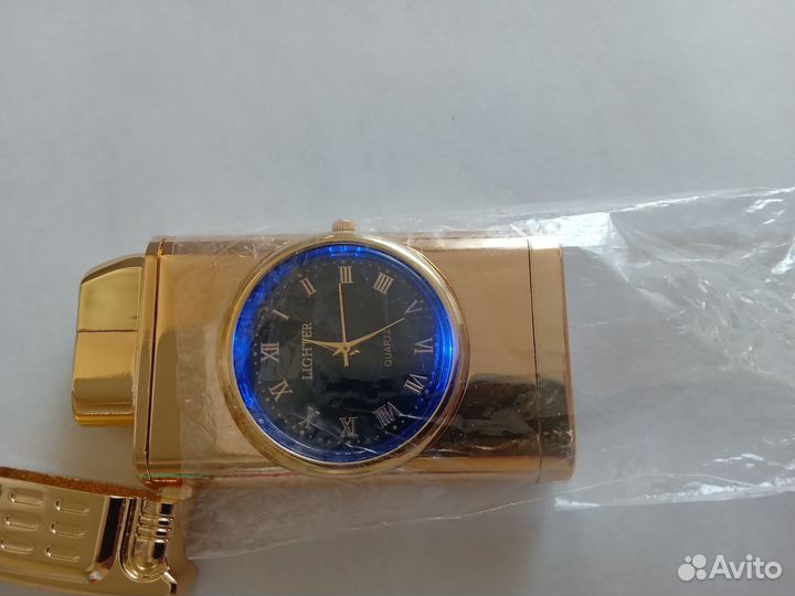 Зажигалка с часами и подсветкой