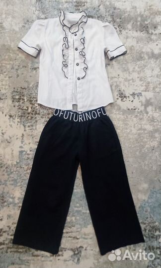 Одежда для школы(школьная форма) 122-128, обувь