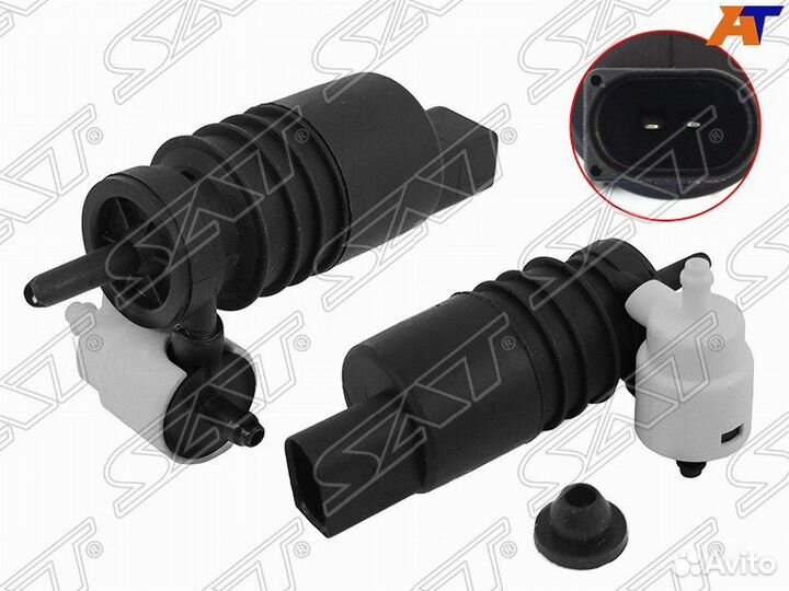 Мотор омывателя лобового стекла skoda fabia 07- /o