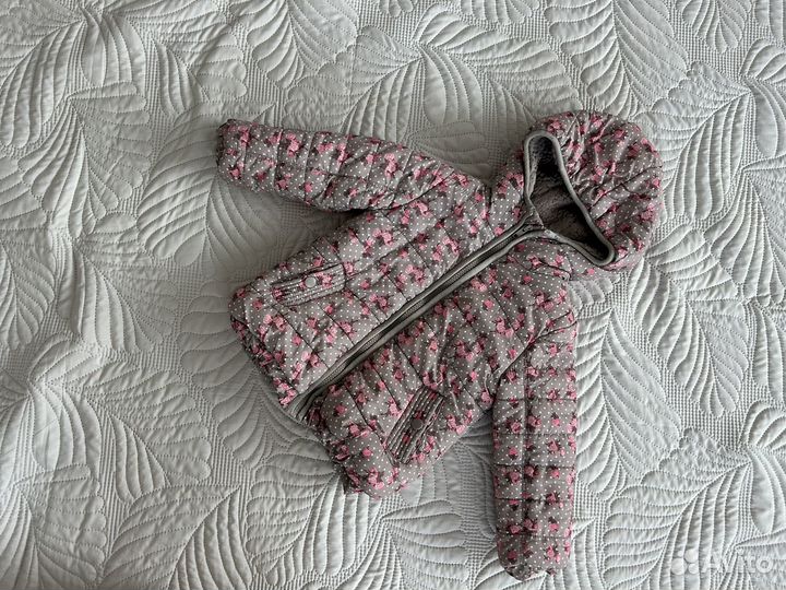 Куртка для девочки 92 и шапка hm в подарок