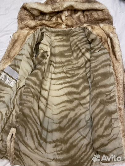Шуба норковая с капюшоном 44 46 бу