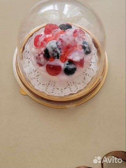 Вазочка с мороженым из мыла