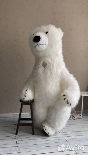 Мишка ростовой костюм. Надувной костюм