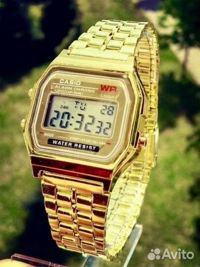 Часы casio золотые мужские