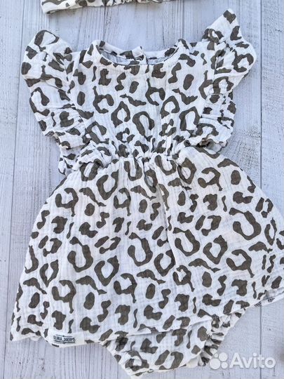 Платье боди для девочки 74 80
