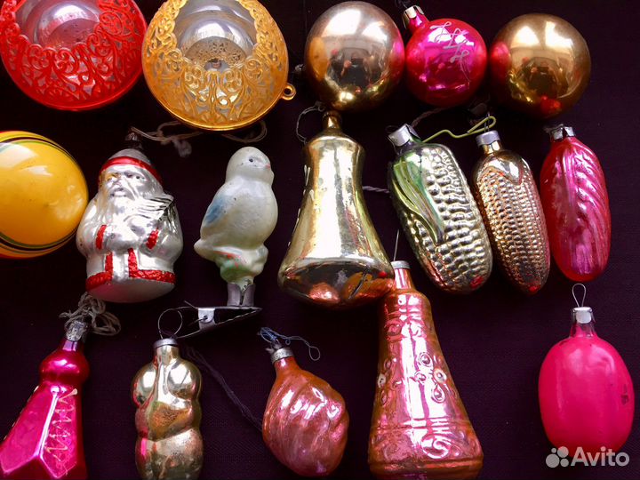 Елочные игрушки СССР