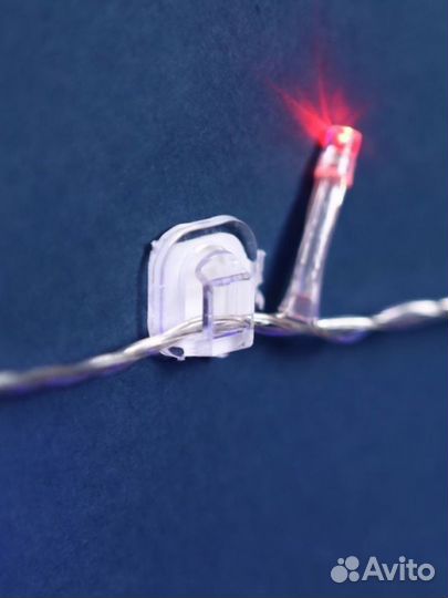 Клипсы крючки для гирлянды проводов