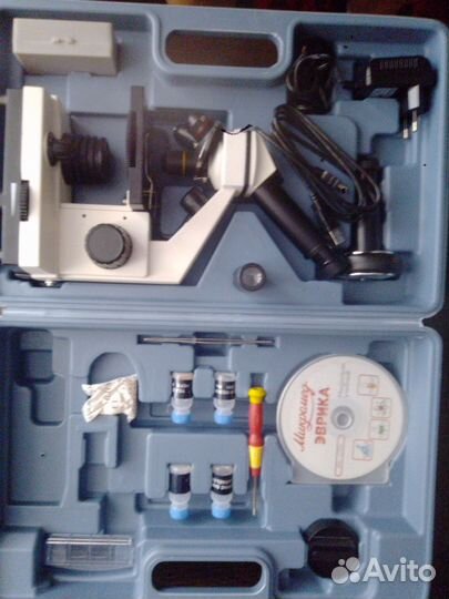 Микроскоп микромед с видеокуляром